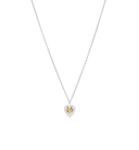 Anna + Nina Zilveren Bravery Heart Ketting