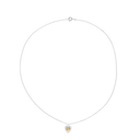 Anna + Nina Zilveren Bravery Heart Ketting
