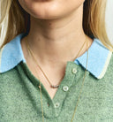 Anna + Nina gouden Mix it Up Ketting model