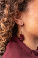 Lott Rode Oorbellen Cone XS Amy