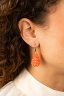 Oranje Oorbellen Amy Cone S lion

