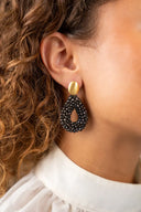 Lott Metallic Bruine Oorbellen Berry Drop S