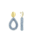 Lott Oorbellen Drop L - Retro Blue