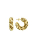 Goudkleurige Oorbellen Mara Round Creole S
