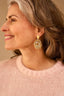Goud- en Zilverkleurige Oorbellen Louise Irregular Double Stones Drop S
