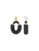 Lott Oorbellen Yara Combi Oval M - Elemental Blue