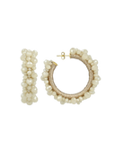 Lott Oorbellen Urchin Creole Irregular Stones M - Nude