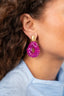 Fuchsia Oorbellen Marieke Drop S Raw
