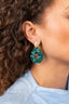Groene Oorbellen Marieke Drop S Raw
