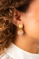 Lott Oorbellen Globe S Raw - Champagne