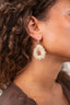 Lott Oorbellen Drop S Irregular Stones - Nude