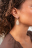 Lott Oorbellen Cone XS Irregular Stones - Nude