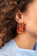 Oranje Oorbellen Laura Tube Waterfall M
