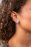 Lott Oorbellen Flower Stud - Retro Blue