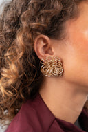 Lott Gouden Oorbellen Knotted Earring L Maerle