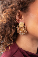 Lott Gouden Oorbellen Knotted Element L Maerle 