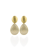 Lott Oorbellen Framed Drop L - Champagne