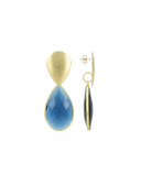 Lott Indigo Oorbellen Framed Drop XL Rae