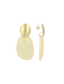 Lott Oorbellen Closed Bugle Oval S - Asymmetrical Oval S Sand