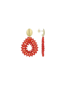 Lott Oorbellen Drop Crystal Small - Neon Flare