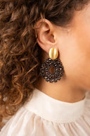 Lott Bruine oorbellen Vos druppel S