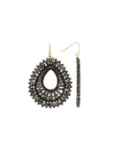 Lott Oorbellen Open Drop Irregular Stones Deluxe Lina - Nutshell