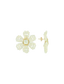 Beige Oorbellen Madelief Blooming Flower M