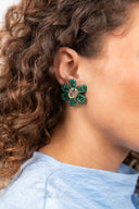 Blauwe Oorbellen Madelief Blooming Flower S
