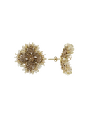 Lott Oorbellen Flower w/ Sequins S - Champagne