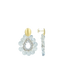 Lott Oorbellen Flower Drop Element - Retro Blue