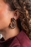 Lott Oorbellen Flower Double Drop S/M - Copper