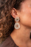 Lott Oorbellen Double Drop S/M - Light Nude
