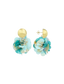 Blauwe Oorbellen Vlinder Sequin Globe S