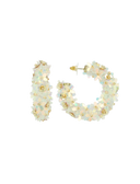 Lott Oorbellen Sequin Flower Creole M - Holo