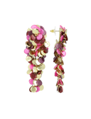 Lott Mix Rode Oorbellen Bold Sequin Waterfall L Bonny