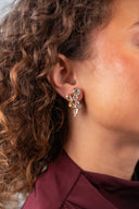 Lott Kristallen Oorbellen Earpin Two Rows Romee