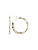 Gouden Oorbellen Creole Fine Stones M Noor