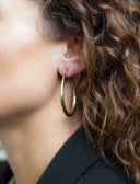 Lott Oorbellen Oval Teardrop Creole M