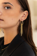 Lott Oorbellen Oval Tube Chain