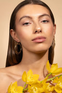 Lott Classic oorbellen triple hoops glow L