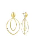 Lott Gouden Oorbellen Double Drop 3D L Nya