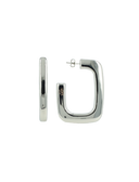 Lott Oorbellen Rectangle Creole L - Silver