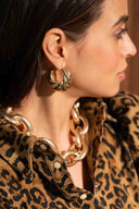 Lott Oorbellen Twist Creole Large