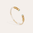 Gas Bijoux Armband Bangle Sari Acetate - Ivory Amazonite