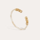 Gas Bijoux Armband Bangle Sari Strass Acetate - Ivory