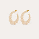 Gas Bijoux Beige Oorbellen Andy Ivory
