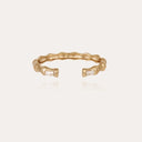 Gas Bijoux Gouden Bangle Armband Bambou Strass