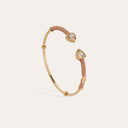 Gas Bijoux Gouden Bangle Armband Duality Amore Taupe