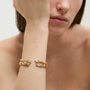 Gas Bijoux Gouden Bangle Armband Duality Amore 