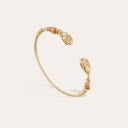 Gas Bijoux Gouden Bangle Armband Duality Scaramouche Enamel Ivory